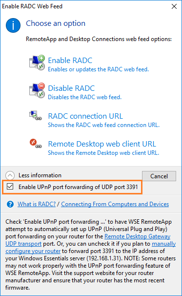 microsoft remote desktop mac connection refused
